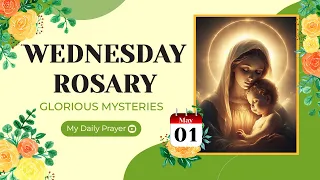 TODAY HOLY ROSARY: GLORIOUS  MYSTERIES, ROSARY WEDNESDAY🌹MAY 01, 2024 🙏🏻 SPIRITUAL JOURNEY