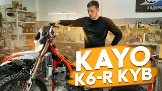 KAYO K6-R KYB  Первый китайский мотоцикл на ЯПОНСКОЙ ? подвеске