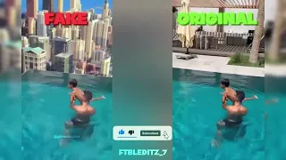 Cristiano Ronaldo Throwing His Son Out Of The Pool - REAL vs FAKE