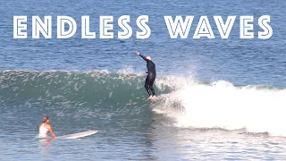 Surfing ENDLESS Waves in Malibu!