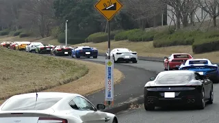 【爆音サウンド！！】数十台のスーパーカーのエンジンサウンド・加速サウンド