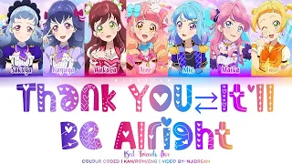 Thank You⇄It'll Be Alright - BEST FRIENDS Live -  Colour Coded (KAN/ROM/ENG)