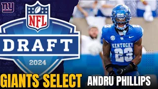 New York Giants Select CB Andru Phillips | Day 2 Recap - Day 3 Thoughts