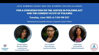 How will the Justice in Policing Act affect Black and Brown Communities?