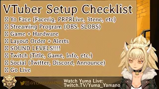 【VTuber Tutorial】 BEFORE YOU GO LIVE ON TWITCH! How to Setup!