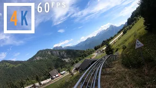 Luge Alpine Coaster - La Sambuy (4K 60fps Onride POV)