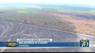 Gov. Edwards shares an update after flying over Louisiana's wildfires da