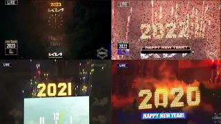 2020-2021-2022-2023 Ball Drops  By ABC New Years Rockin Eve