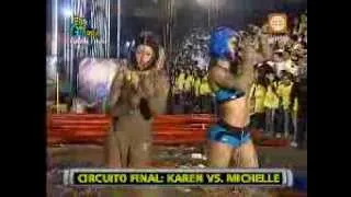 Esto es Guerra: Karen Dejo vence a Michelle en el 'Circuito final' - 16/08/2013
