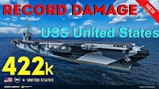United States: авианосец - Лучший корабль в игре / Рекорд урона - World of Warships