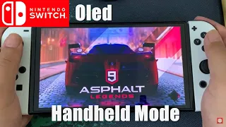 Asphalt 9 Legends Nintendo Switch OLED Handheld Model Gameplay (4k)