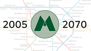 Развитие Казанского метро 2005-2070