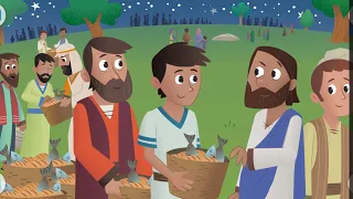 JESUS' FEEDS 5000 PEOPLE | The Big Picnic | 5 Bread and 2 Fish