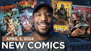 NEW COMIC BOOK DAY 4/3/24 | GHOST MACHINE DAY! DEADPOOL #1! GODZILLA VS POWER RANGERS!