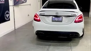 2019 AMG C63 S Race Down-Pipe Cold Start