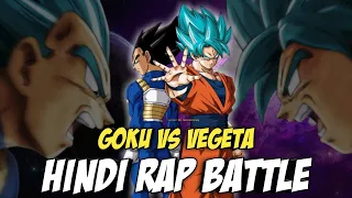 Goku Vs Vegeta Hindi Rap Battle By Dikz & @ragetherapper  | Hindi Anime Rap | Goku AMV