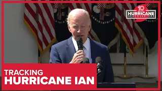President Joe Biden offers support to Tampa Bay area ahead of Hurricane Ian impacts