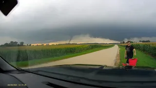 Sycamore Tornado 8-9-21 Dashcam