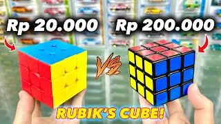 ENAKAN MANA?? RUBIKS CUBE 20 RIBU VS 200 RIBU!