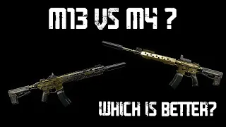 M13 VS M4? Which is the best weapon?