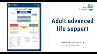 Adult Advanced Life Support, Shockable & Non Shockable