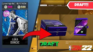 QUICKSELLING AN *INVINCIBLE* CARD IF I DO NOT DRAFT A GOD SQUAD | NBA 2K22