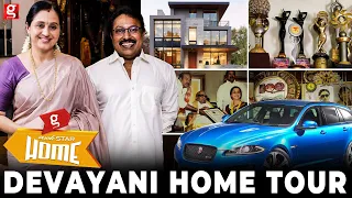 வீட்டுக்கு 'காதல் கோட்டை'-னு பெயர் வைங்கன்னு சண்டை போட்டாங்க😱| Devayani Home Tour🏡|  Rajakumaran