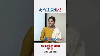 TOPPERS ON CSAT| MS. SHREYA SHREE, AIR 71, UPSC CSE 2021| TIP #199