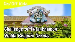 [4K] Challenge of Tutankhamon Onride Walibi Belgium 2018