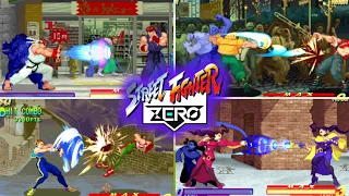 Street Fighter Alpha: All 119 Super Combos Levels 1, 2 and 3 / 4K 60 FPS