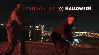 [4K]JASON VS MICHAEL MYERS  [GTA 5 HORROR MACHINIMA - Rockstar Editor] Full Movie