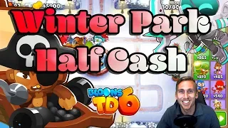 Winter Park Half Cash Walkthrough - Bloons TD 6