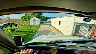 This Road Was Too Tight For a Tractor Trailer! (Night Time Detour)