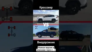 Сравнение работы полного привода Toyota RAV4 и Toyota Fortuner #shorts