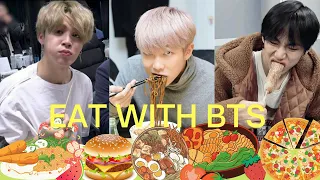 BTS EATING MOMENTS||BTS MUKBANG||#BTS #ARMY