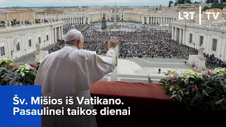 Šv. Mišios iš Vatikano. Pasaulinei taikos dienai | 2024-01-01