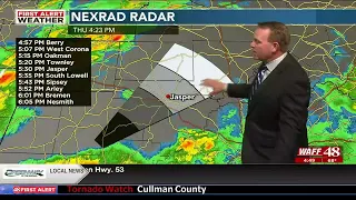 WAFF 48 First Alert Weather Day: 4 p.m. update