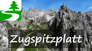 Wandern in den Alpen - Ehrwalder Alm - Gatterl - Zugspitzplatt