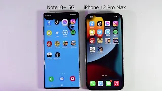 Note 10+ vs iPhone 12 Pro Max |SPEED TEST in 2022