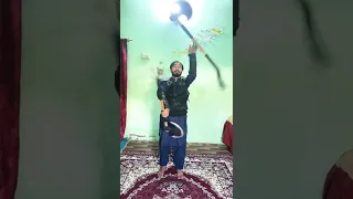 turgut axe double | part 21 |  2 axe spinning | turgut axe skill by ameer ghulam | shorts