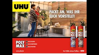 UHU POLY MAX Montagekleber | Packt an, was ihr euch vorstellt!