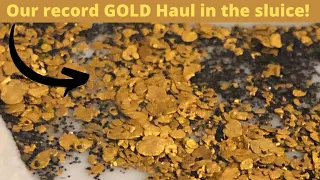 So much GOLD!  Best gold panning trip on the West Coast!