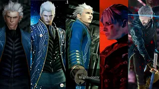 Evolution of Vergil combat DMC Games