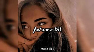 Awaara Dil [slowed+reverb] || Ankush, Mimi || Romantic Song || Weird Life ✨🖤