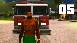 FIRE PROOF CJ UNLOCKED in GTA San Andreas Definitive Edition! (Firefighter Missions) - Part 5