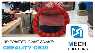 3D Printed Giant Snake using CR30!