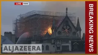 🇫🇷 Fire breaks out at Notre Dame cathedral in Paris | Al Jazeera English