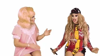 katya singing her albums to trixie