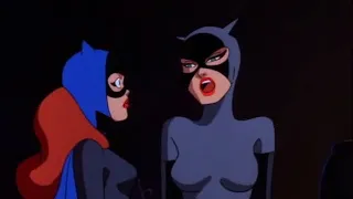 Batgirl meets Catwoman for the first time