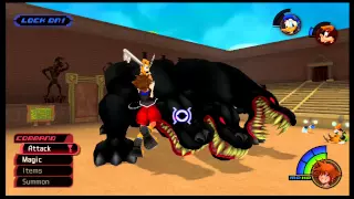 Kingdom Hearts HD 1.5 Remix - Cerberus Boss Level 1 Proud Mode